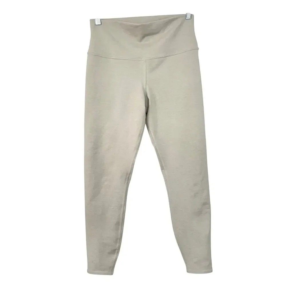 Alo High-Waist Airlift Leggings Beige Athleisure Yoga Workout Beige M